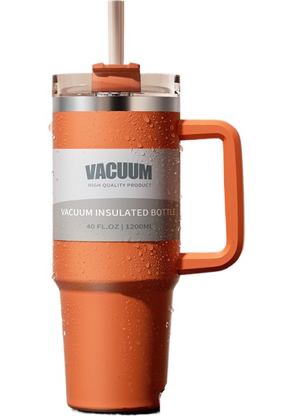 1200ML Araba Dak 304 Paslanmaz Çelik Pipet Yalıtım Dak Araba Su Dağı Içme (Yurt Dışından)