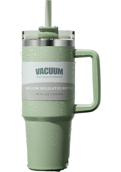 1200ML Araba Dak 304 Paslanmaz Çelik Pipet Yalıtım Dak Araba Su Dağı Içme (Yurt Dışından)