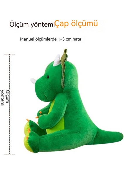 45CM Sevimli Bebek Peluş Oyuncak Kız Dinozor Uyuyan Bebek (Yurt Dışından)