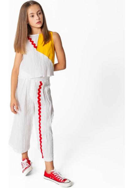 Bg Store Kız Çocuk Beyaz Bluz