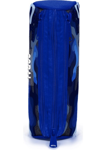 Kids Lacivert Saks Kamuflaj Desenli Üç Bölmeli Kalem Çantası 11189 fiyatları