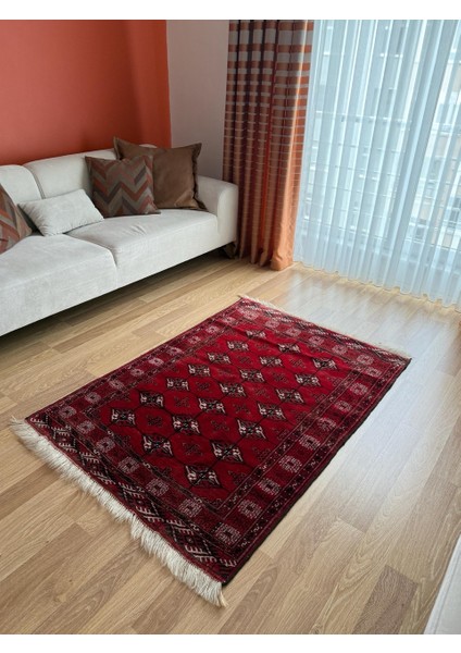 110X153 cm El Dokuma Afgan Kilimi, Canlı Renkler, Vintage Yün Halı, Oturma Odası ve Yatak Odası Için Dekoratif Halı