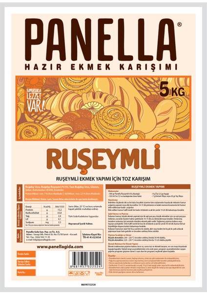 Ruşeymli Ekmek Karışımı fiyatları