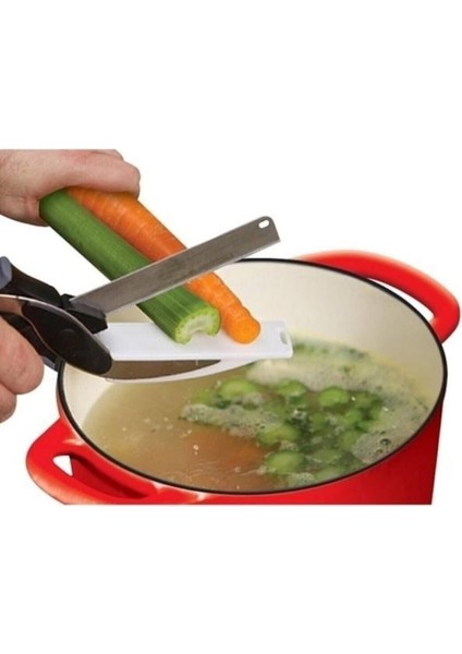 Kesme Tahtalı Mutfak Makası Doğrama Bıçağı Clever Cutter fırsatları