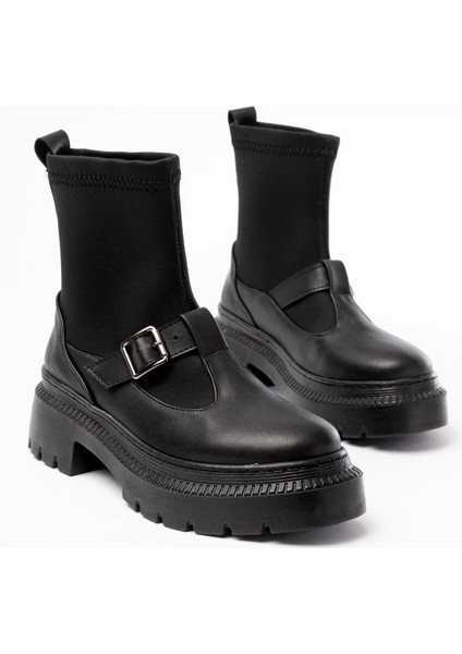 236-2034 Siyah Streç Günlük Kadın Bot fırsatları