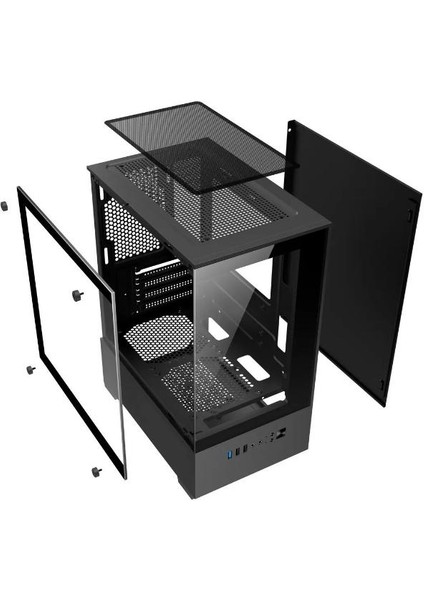 Run Full Set Ryzen 5 5500 32GB Ram 500GB M2 Rx 580 8gb 23.6'' Curved Oyuncu Masaüstü Bilgisayarı