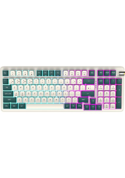 DF98 Interstellar Yellow Switch Mekanik Kablosuz Gaming Klavye (ingilizce)
