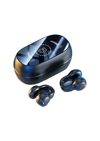 Kulak Klibi Gürültü Azaltma Kemik Iletim Bluetooth Kulaklık (Yurt Dışından)