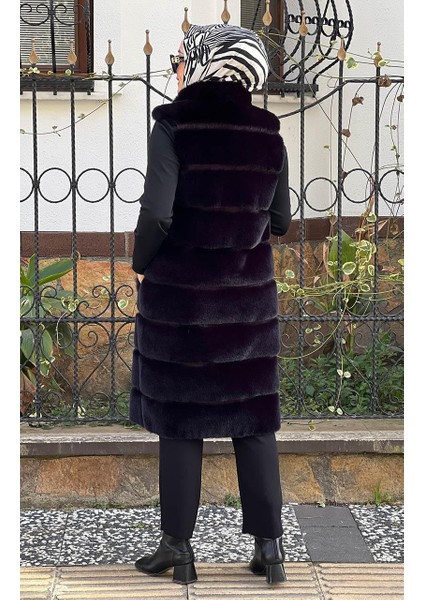 Kürk Yelek 6716 Siyah