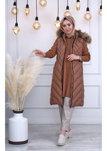Womanıa Ekvator Yelek 18263 Karamel