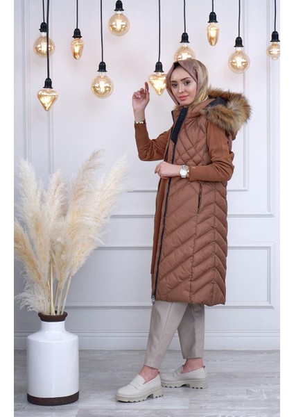 Womanıa Ekvator Yelek 18263 Karamel fiyatları