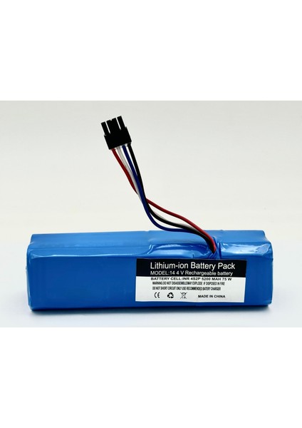Vacuum Mop 2s 5200 Mah Robot Süpürge Yanmaz Batarya – 14.4V Li-ion Güç Kaynağı | Geniş Alanlarda Etkili Temizlik!