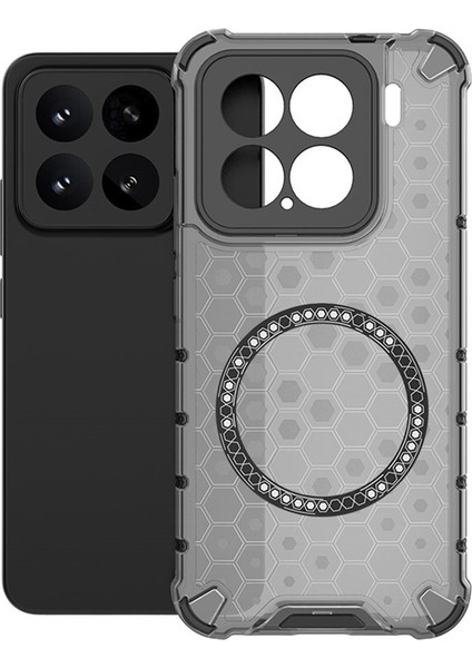 Xiaomi 15 Petek Tasarımı Tpu + Magsafe ile Uyumlu Pc Telefon Kapağı (Yurt Dışından)