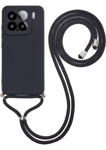 Xiaomi 15 Crossbody Esnek Tpu Fiber Astar Anti-Şok Telefon Kapağı (Yurt Dışından)