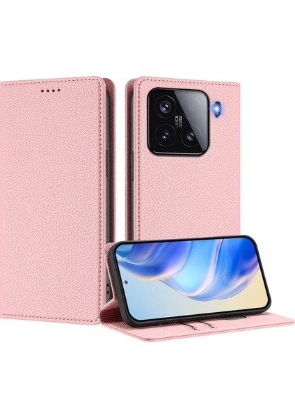 Xiaomi 15 Cüzdan Rfıd Engelleme Litchi Doku Deri Kapak (Yurt Dışından) fiyatları