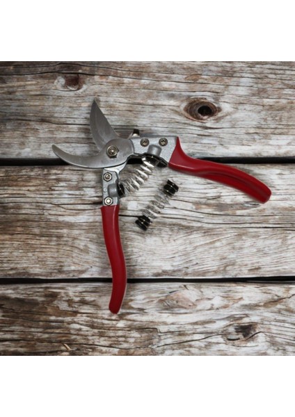 Tüm Ağaç Meyve Bahçe Bitki Çiçek Budama Makası Yedek Yaylı Paslanmaz Çelik Ağız Bağ Makası