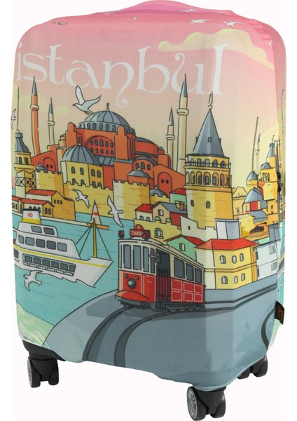 (My#115 Istanbul 1) Valiz Için Kılıf