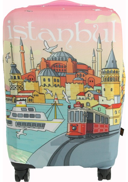 (My#115 Istanbul 1) Valiz Için Kılıf