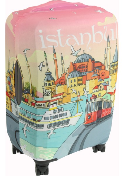 (My#115 Istanbul 1) Valiz Için Kılıf