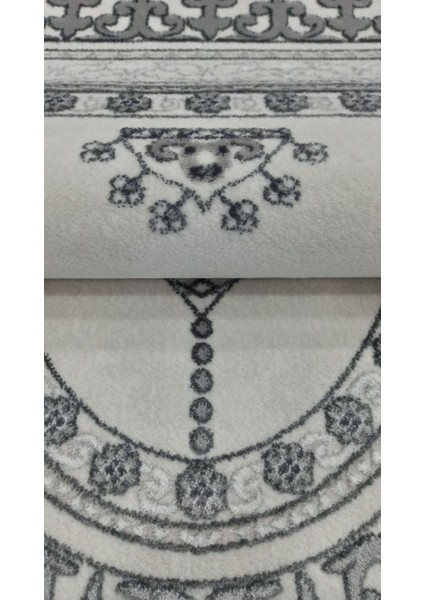 Çırağan Halı Seccade Kalın Yumuşak Yüzey Parlak Iplik 77 x 125 cm Namazlık SC838-K.GRİ fırsatları