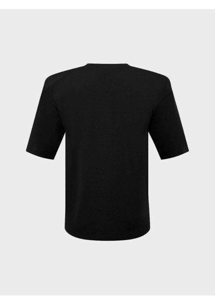 Premium Yumuşak Tuşeli Vatkalı T-Shirt - Siyah fiyatları