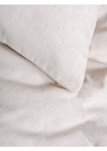 Cotton Keten Çift Kişilik Nevresim Takımı Basic Bej fiyatları