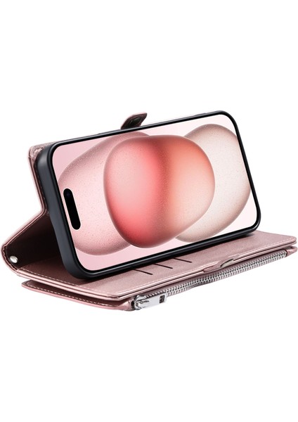 iPhone 16 Pro Askılı Koruyucu Deri Cüzdan Telefon Kılıfı (Yurt Dışından) fırsatları