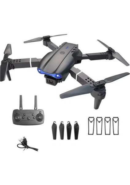 Int E99 Pro Hd Katlanabilir Drone Seti Kameralı Çantalı Siyah fırsatları