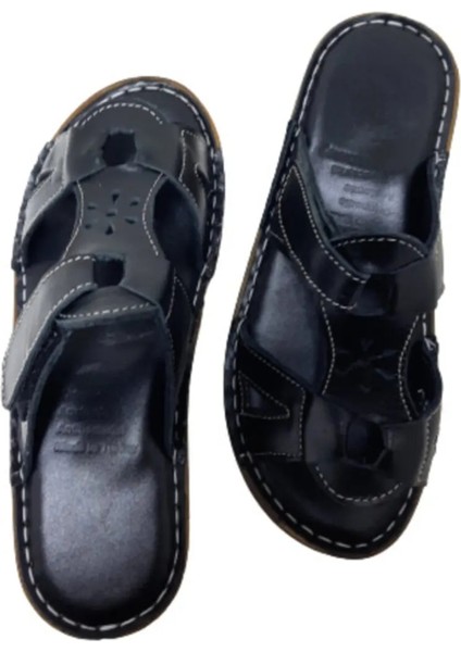 Kadın Yıldızlı Cırtlı Deri Terlik indirimleri