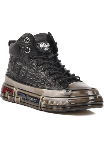 Guja 24K510-4 M Siyah Hakiki Deri Erkek Spor Ayakkabı
