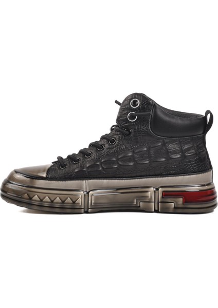 Guja 24K510-4 M Siyah Hakiki Deri Erkek Spor Ayakkabı fiyatları