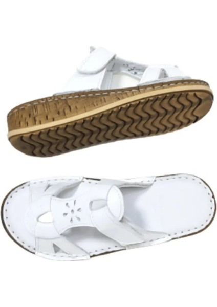 Kadın Yıldızlı Cırtlı Deri Terlik fiyatları