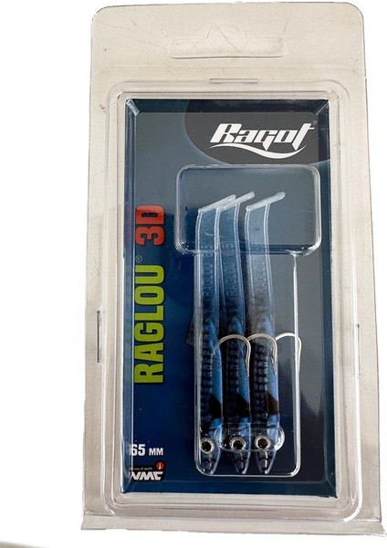 Raglou 3D Silikon Balık 65MM Bm 3 Adet