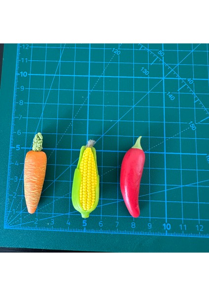 Minyatür Meyve Sebze Oyuncağı (26'lı) Tropikal Set fırsatları