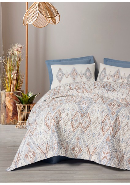 Bohem Çift Kişilik Complete Set Zanora Indigo