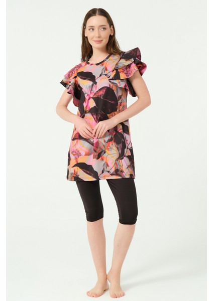 Feyora Desenli Yarım Kol Yarı Kaplı Mao fiyatları