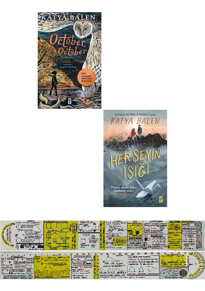 October October / Her Şeyin Işığı 2 Kitap (Matematik Öğreten Cetvel)
