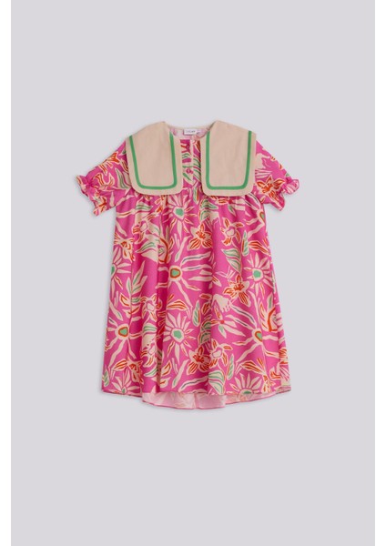 Bg Store Kız Çocuk Pembe Elbise