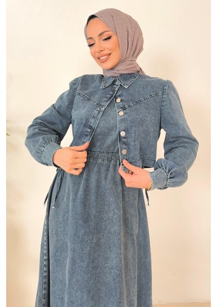 Ceket Elbise Ikili Takım 1364 - Mavi modelleri