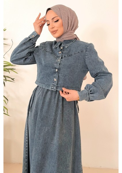 Ceket Elbise Ikili Takım 1364 - Mavi indirimleri