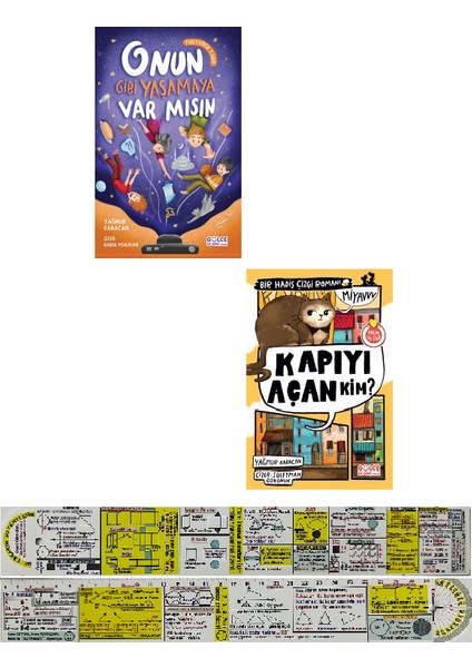 Onun Gibi Yaşamaya Var Mısın / Kapıyı Açan Kim 2 Kitap (Matematik Öğreten Cetvel)