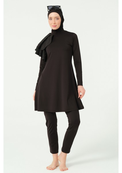 Serina Volan Kollu Tesettür Mayo fırsatları