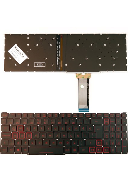 Acer Nitro AN515-54 Notebook Klavye Işıklı