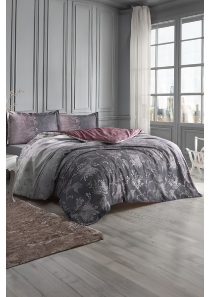 Ditsy Çift Kişilik Lastikli Fitted Çarşaf Nevresim Takımı