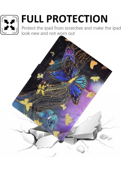 Için Premium Flip Case Samsung Galaxy Tab A8 10.5 Kart Yuvaları ve Geliştirilmiş Koruma ve Kolaylık Için Stand Fonksiyonu ile Stand Fonksiyonlu Çiçek Tasarımı (Yurt Dışından)