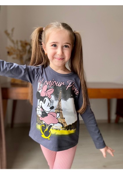 Paris Minnie Fitilli Kız Tayt Takım