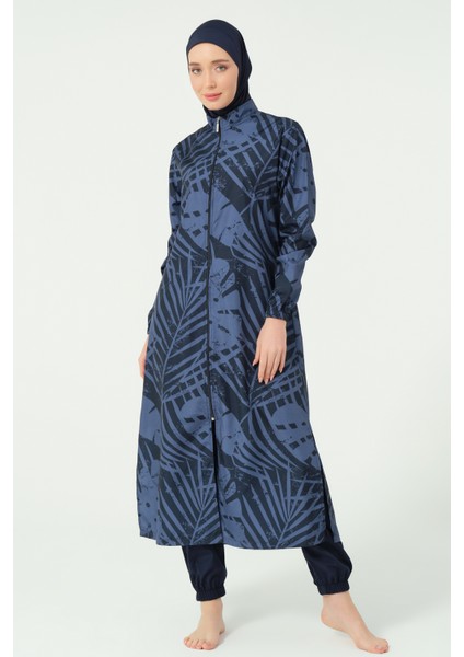 Gold Desenli Uzun Battal Tesettür Mayo fırsatları