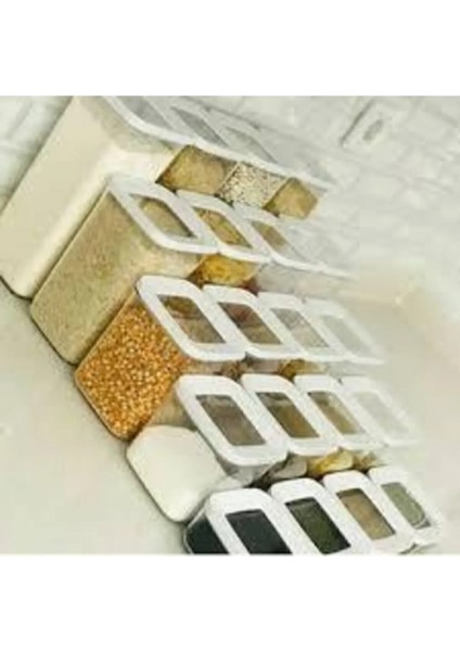 Süper Set 20 Parça Kare Vakumlu Saklama Kabı