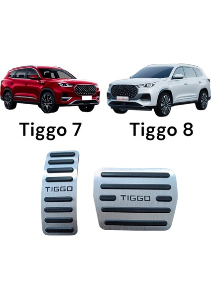 Chery Tiggo 7-8 Otomatik Metal Pedal Seti