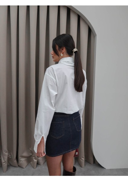 Çift Cepli Fularlı Gömlek indirimleri